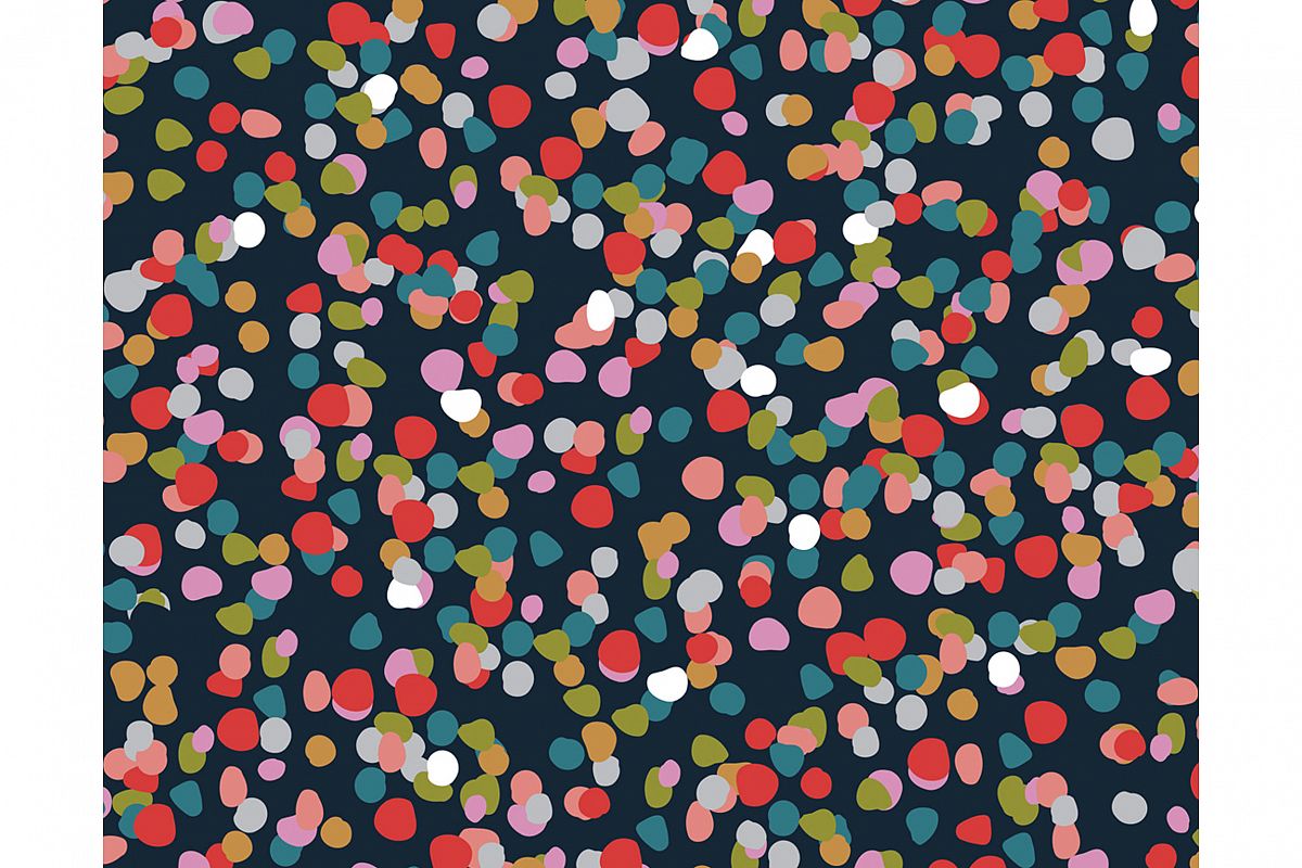 Ashley Dots Seamless Vector Pattern example image 1