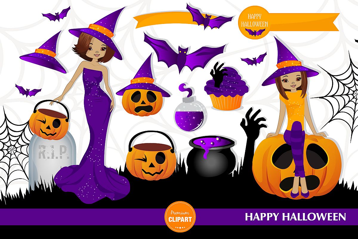 Halloween witch, Halloween illustrations, Halloween pumpkin example image 1