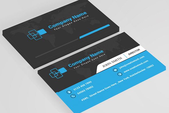 Corporate business cards example image 1