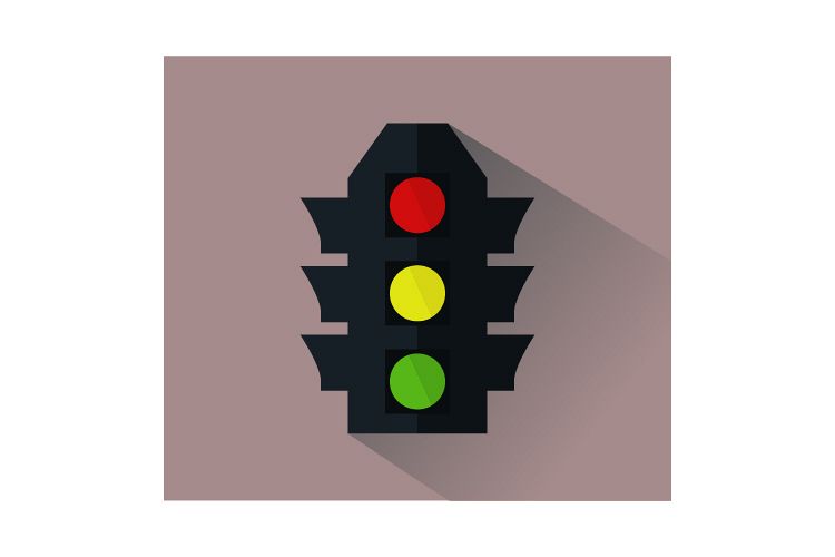 Traffic light icon example image 1
