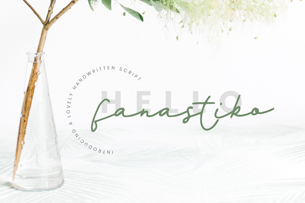 Fanastiko - A Lovely Signature Font example image 1