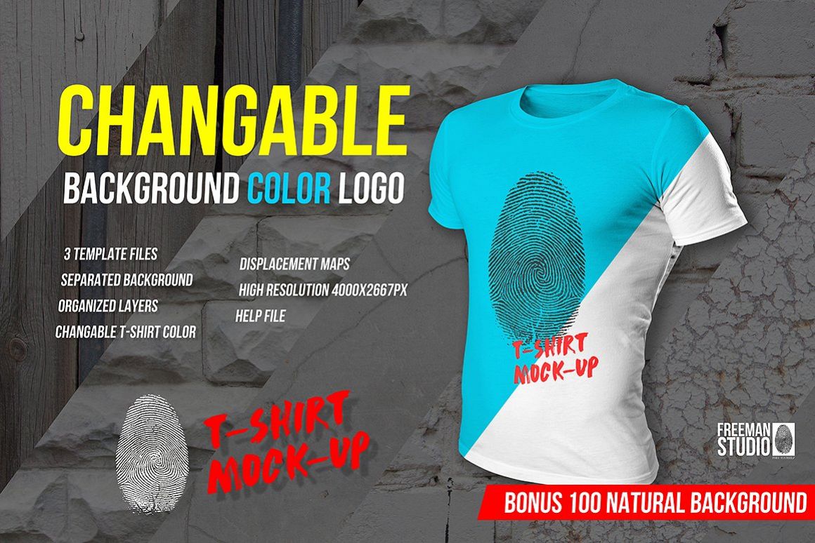 T-Shirt Mock-Up example image 1