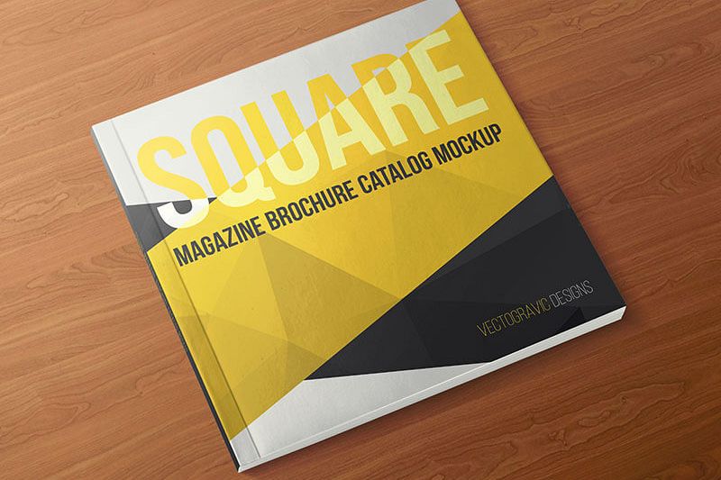 SQUARE MAGAZINE BROCHURE CATALOG MOCKUPS example image 1