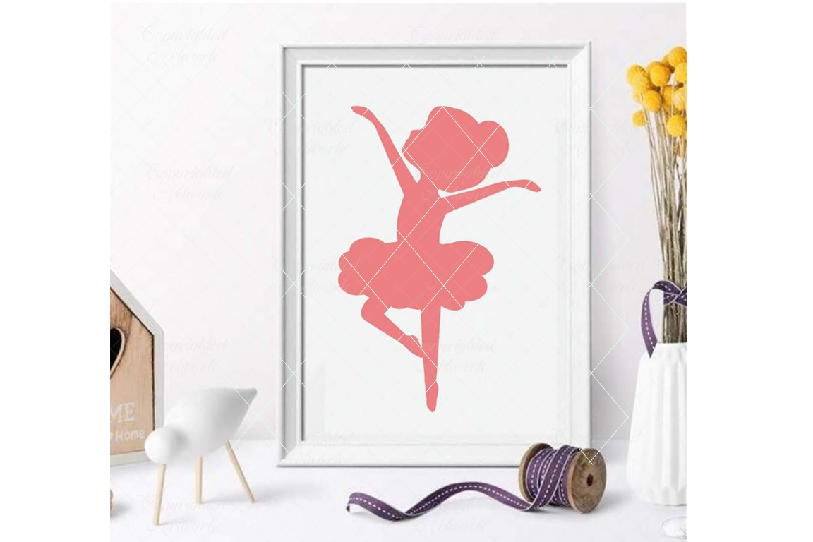 Ballerina svg, little ballerina svg, ballerina cut file example image 1