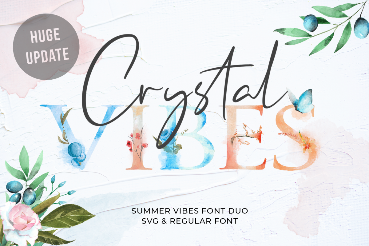 Crystal Vibes - SVG & Regular example image 1