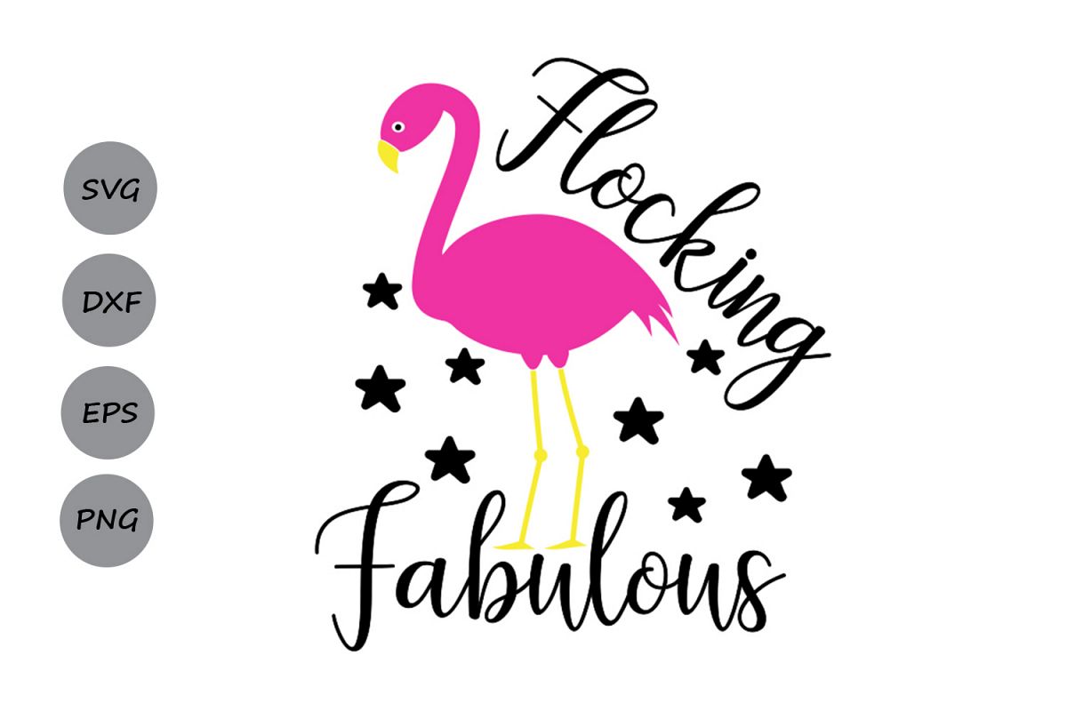 Download Flocking Fabulous SVG, Flamingo Svg, Beach Svg, Tropical Svg (111652) | SVGs | Design Bundles