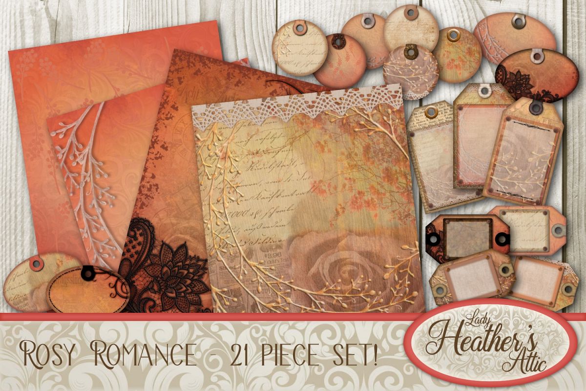 Rosy Romance - 21 Piece Bundle example image 1