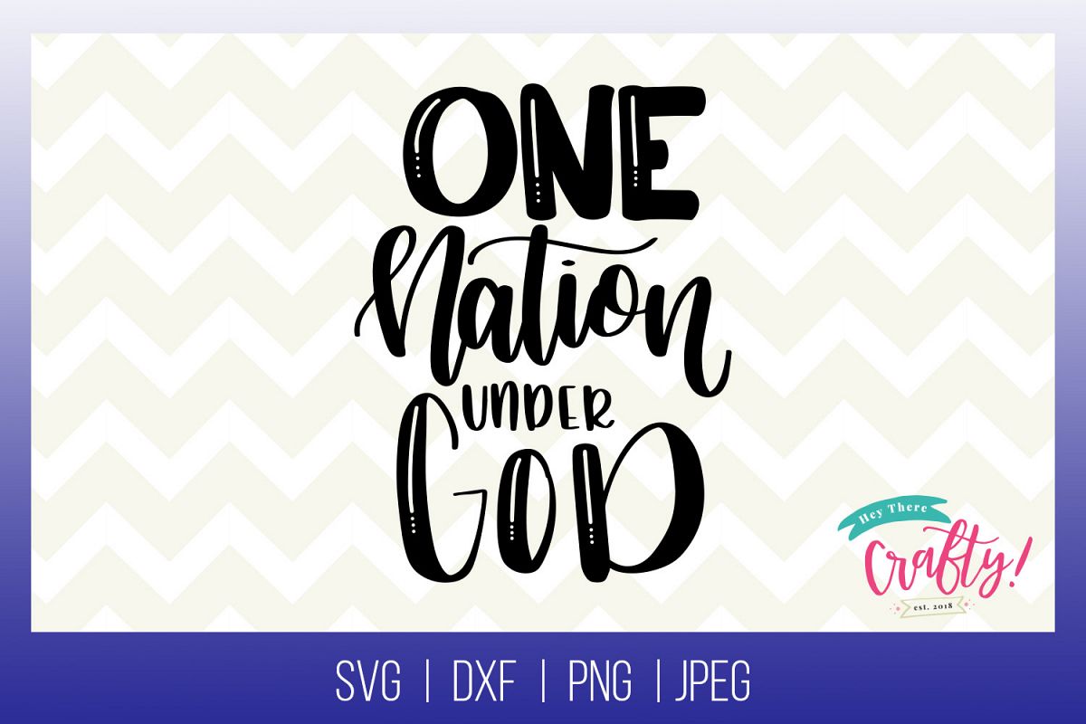 One Nation Under God | Digital File example image 1