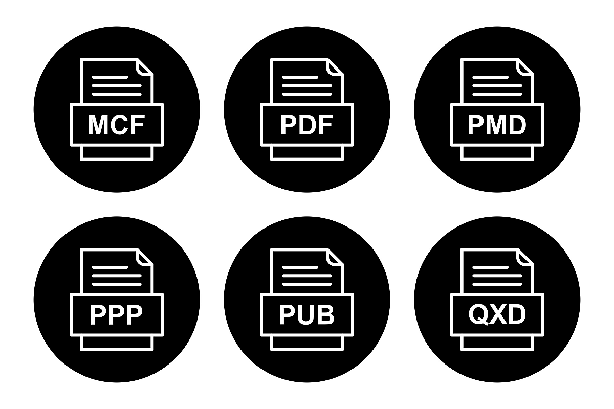 Set Of File Formats Icons example image 1