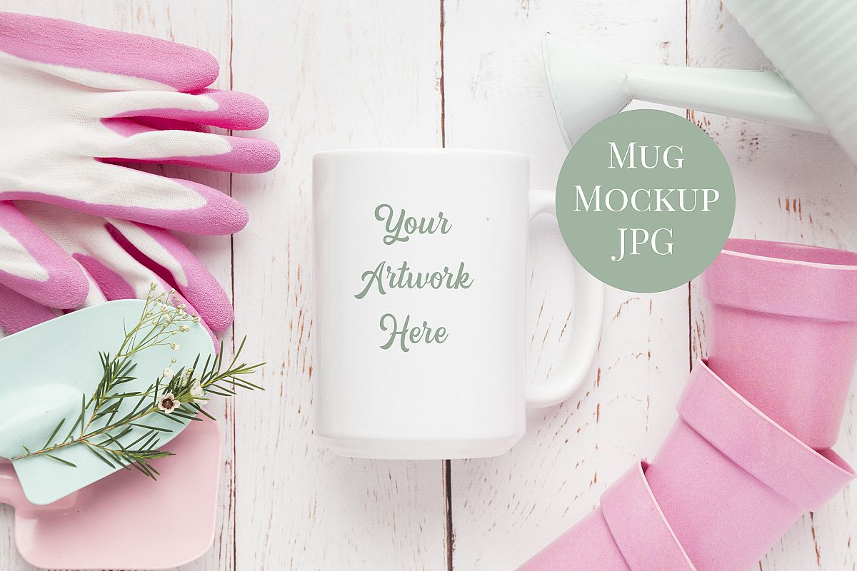Mug Mockup - Summer shells example image 1