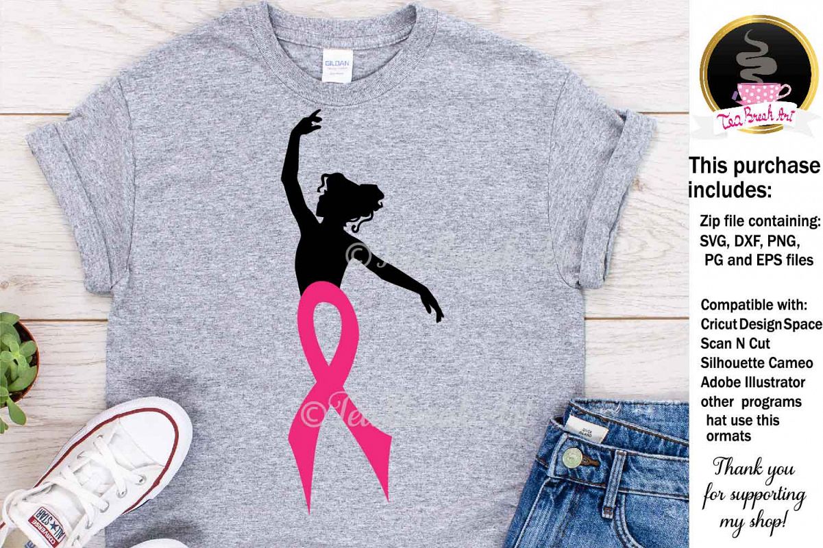Breast Cancer Awareness Cutting Files 1087 example image 1
