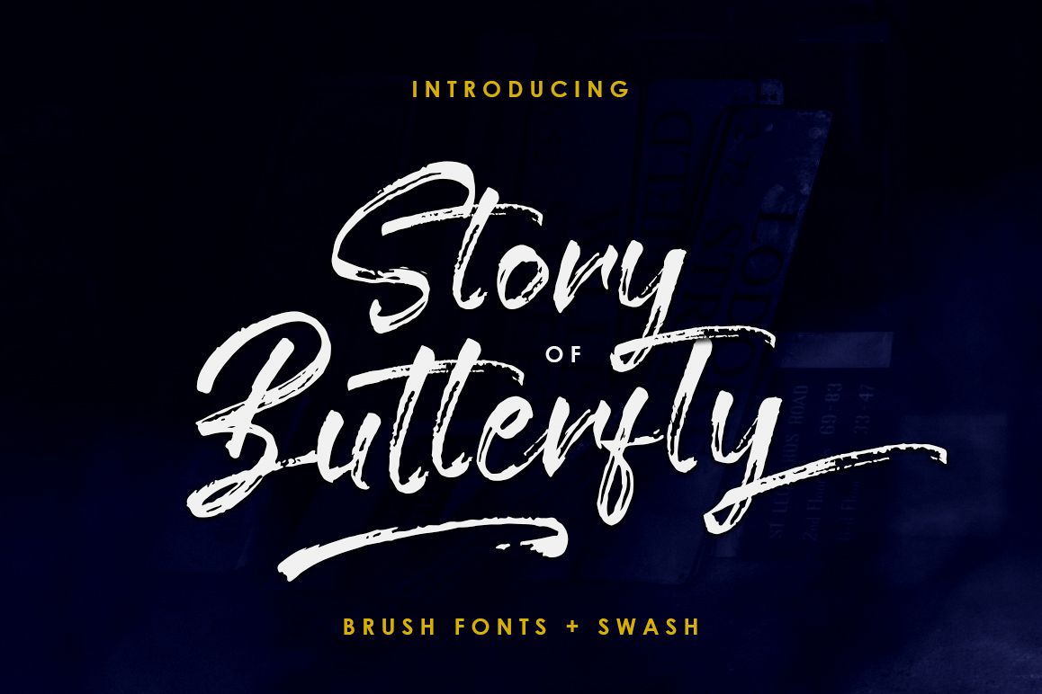 Story of Butterfly + Swash example image 1