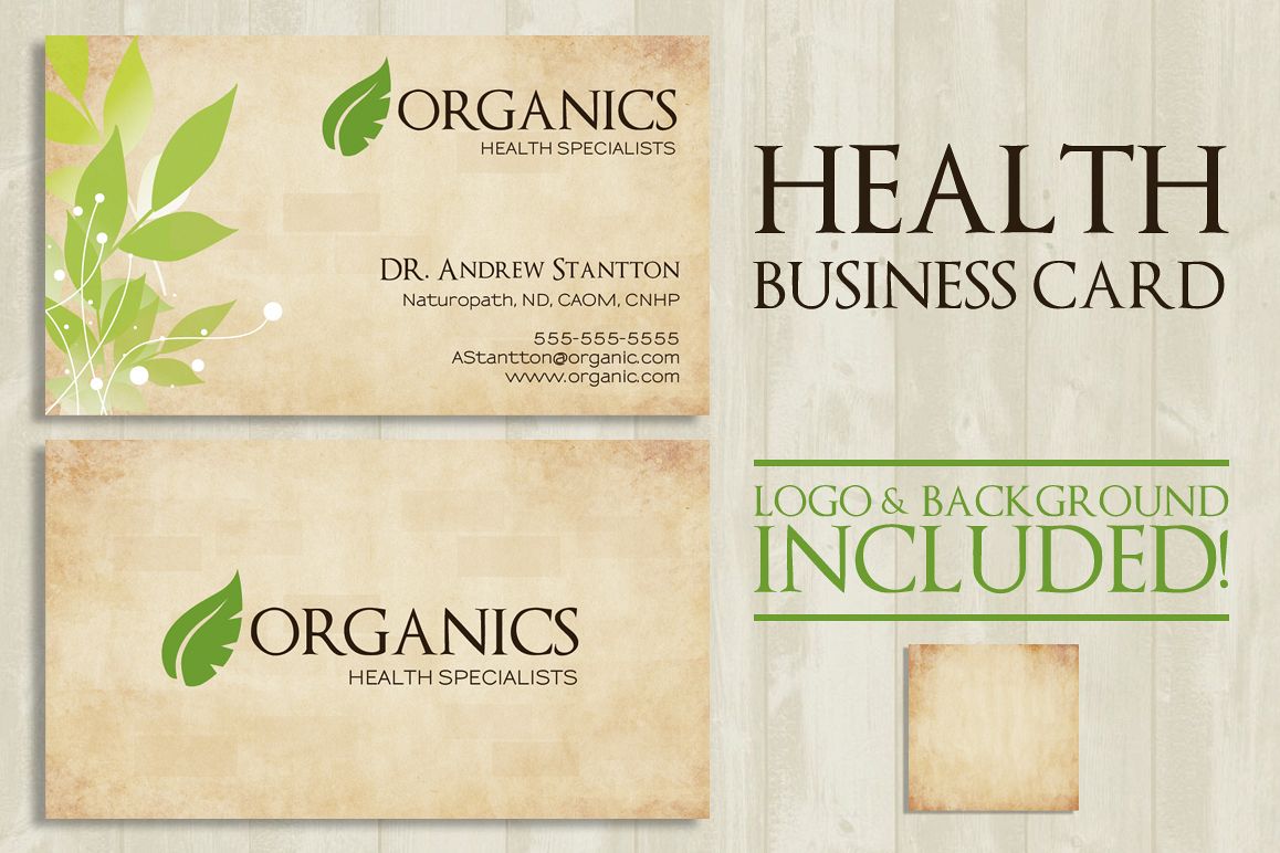 Health Business Card example image 1