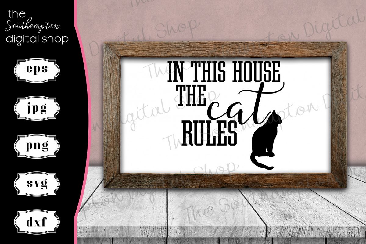 In This House The Cat Rules example image 1