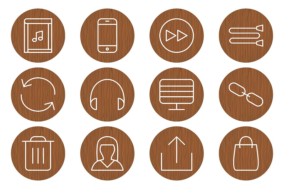 Set Of Multimedia Icons example image 1