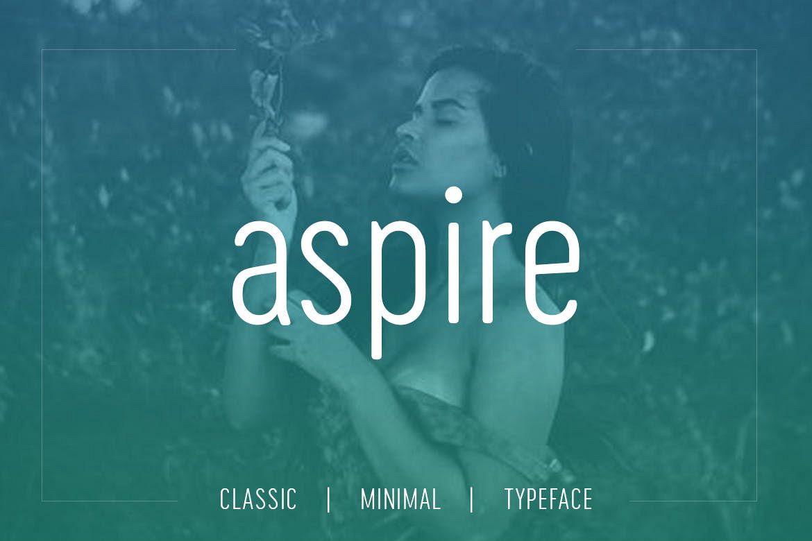 Aspire Sans - Modern Typeface WebFont example image 1