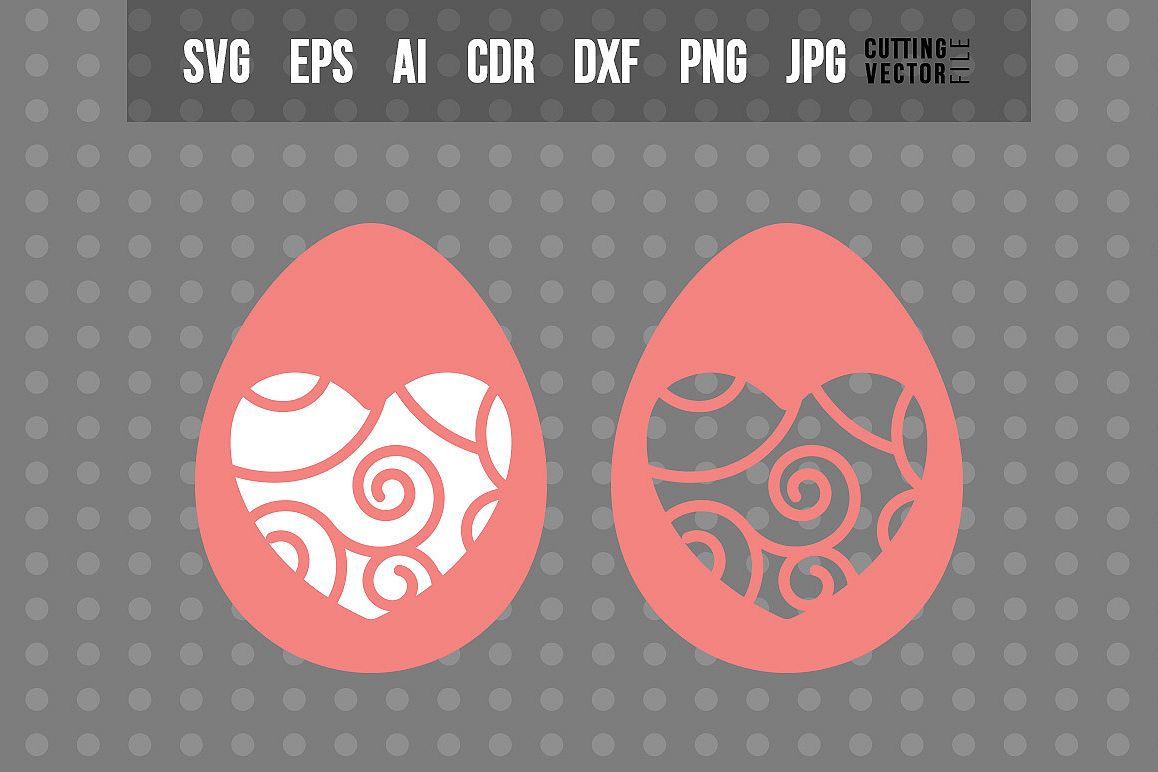 Easter Egg with Heart shaped Decoration example image 1