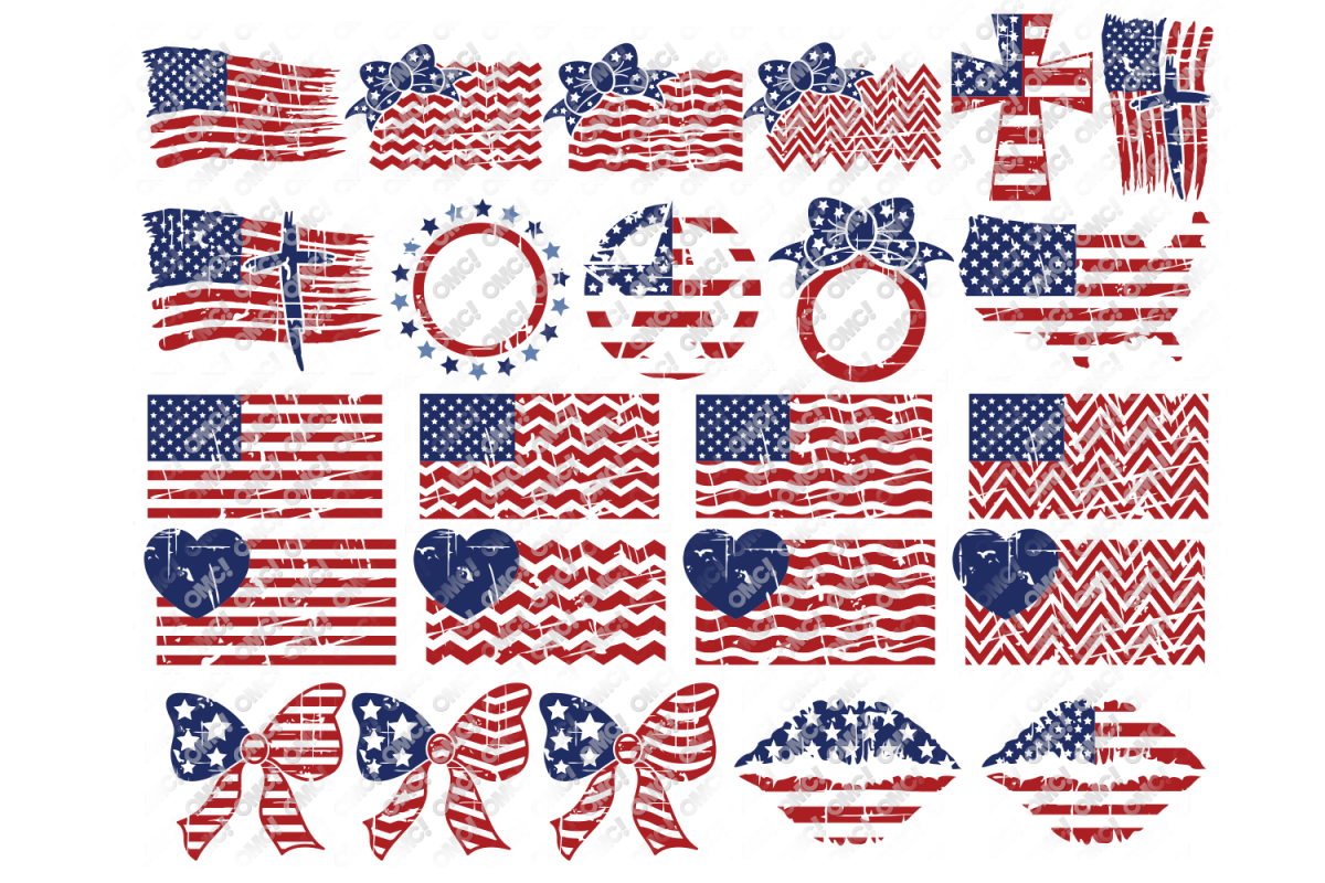 Distressed American Flag SVG in SVG, DXF, PNG, EPS, JPEG