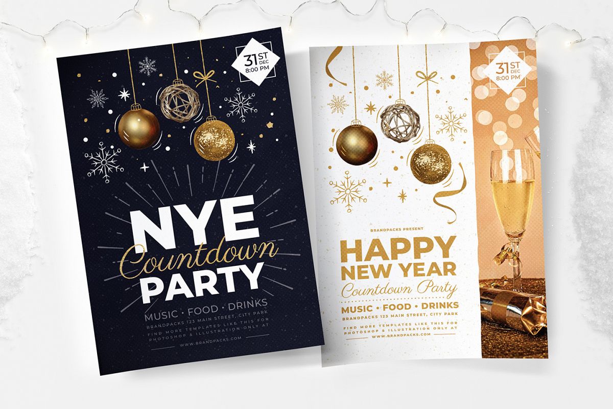 NYE Party Flyer/Poster example image 1