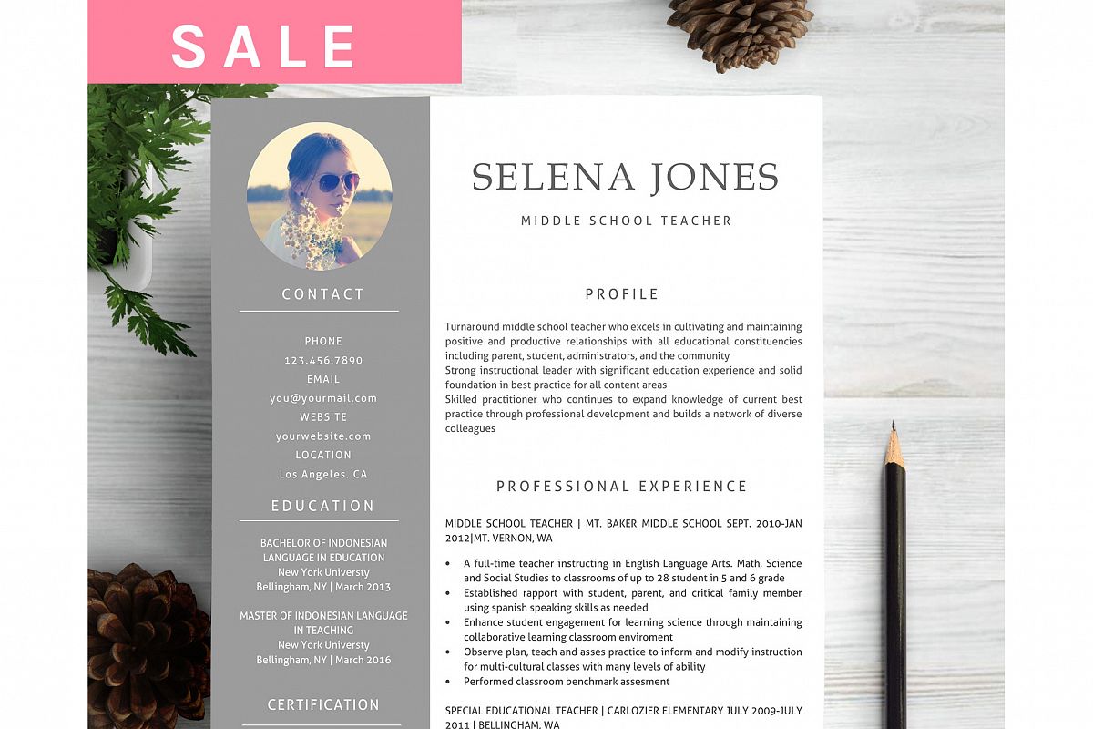 Resume Template CV Word example image 1