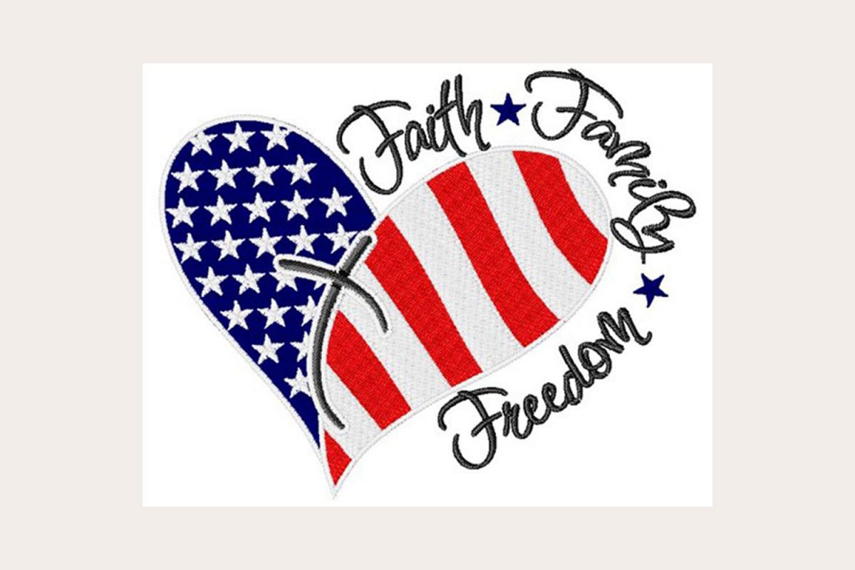 KEEP FAITH /& FAMILY IN YOUR HEART COLORFUL CROSS STITCH KIT by DESIGN WORKS