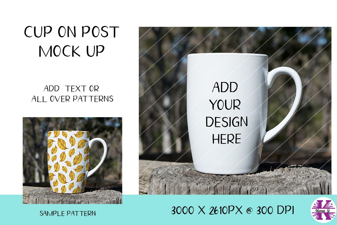 Cup On Post - Mock Up example image 1