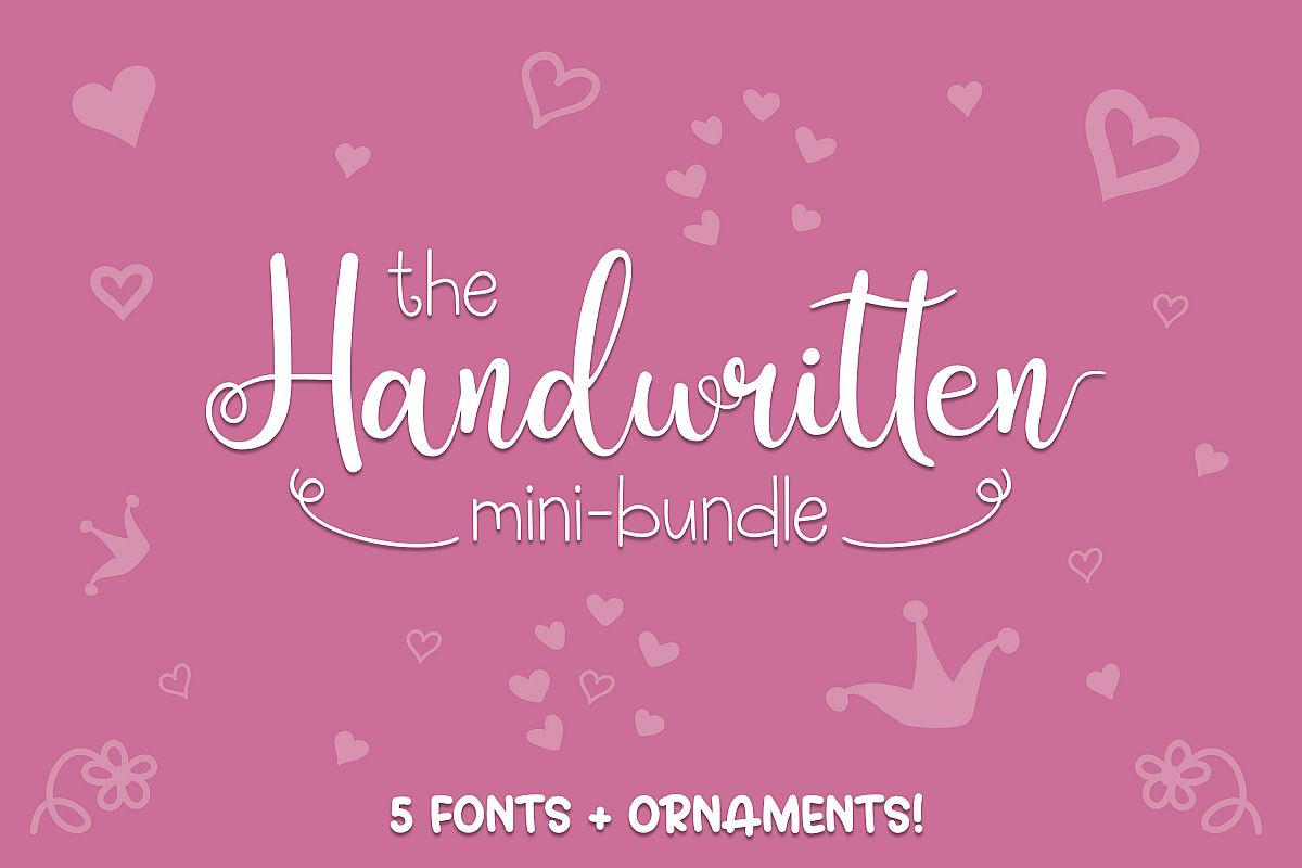 The Handwritten Mini Bundle example image 1