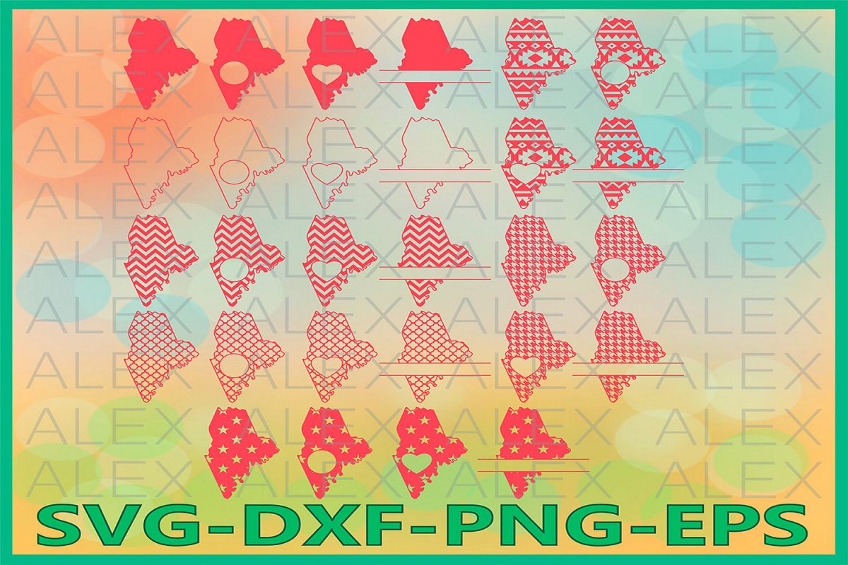 Maine State SVG, Maine SVG files for Cricut, Maine Svg Files example image 1