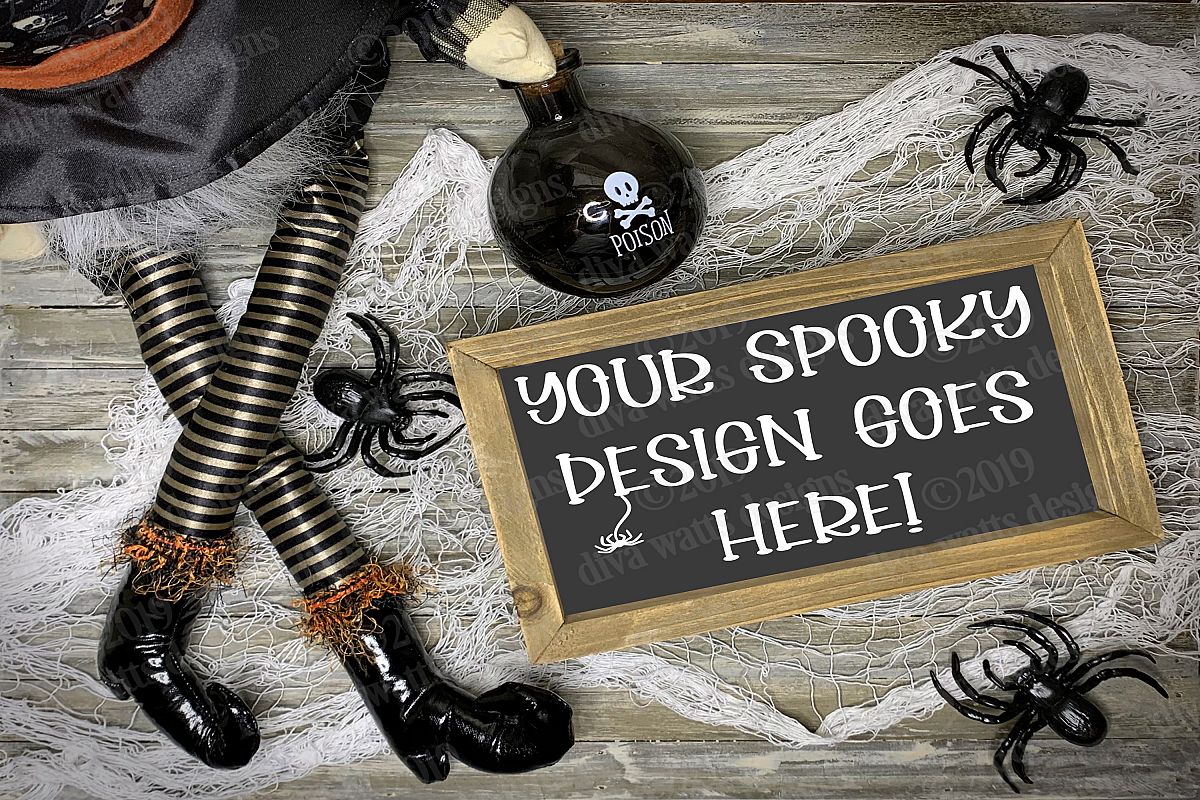 Mock-Up Halloween Styled Photography for Digital Displays example image 1