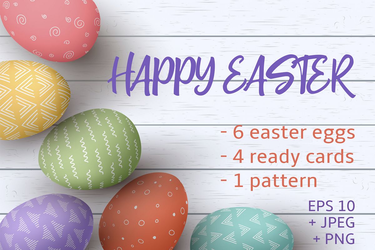 Happy Easter cards collection example image 1