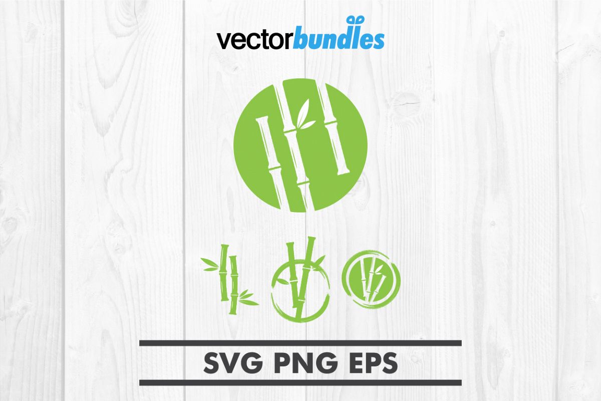 Bamboo clip art svg example image 1