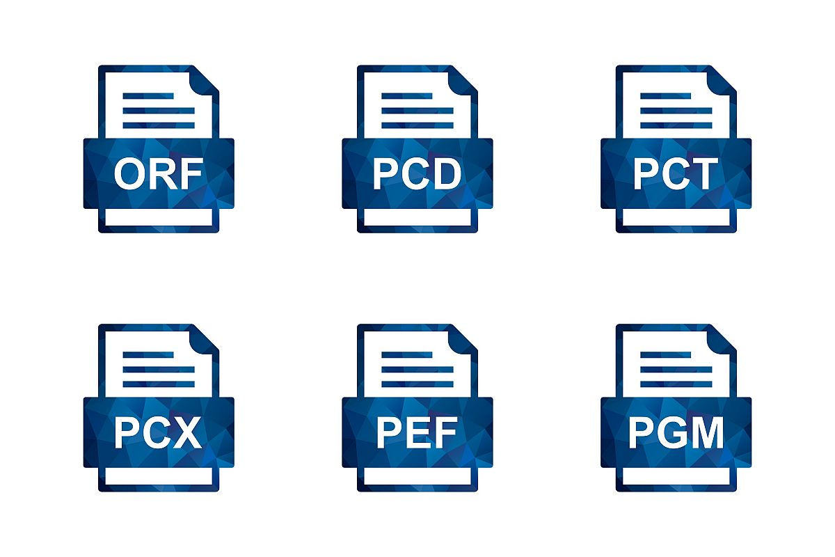 Set Of File Formats Icons example image 1
