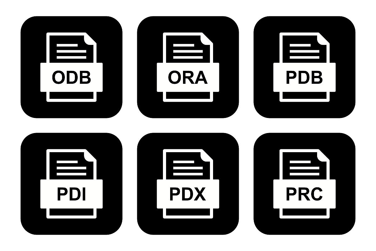 Set Of File Formats Icons example image 1