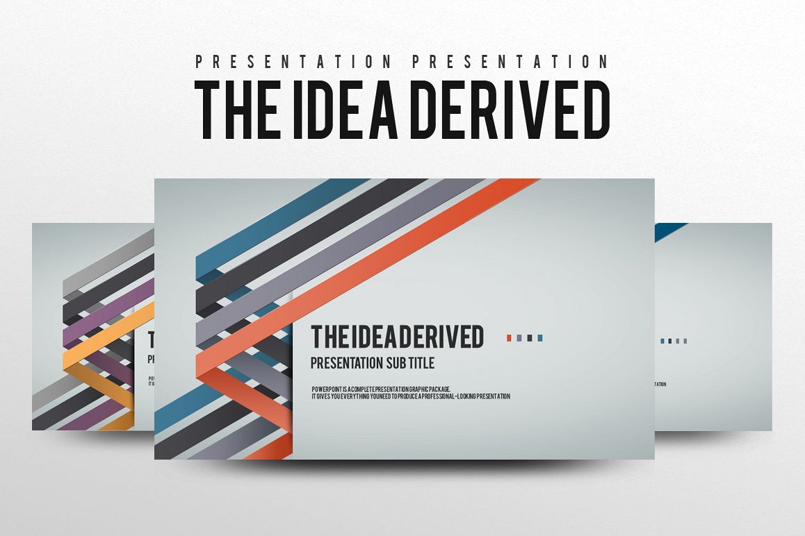 Four Idea PPT Template example image 1