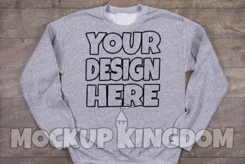 Unisex Crew Neck Sweatshirt Mockup example image 1