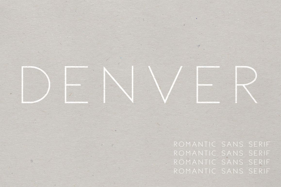 Denver | A Romantic Sans Serif example image 1