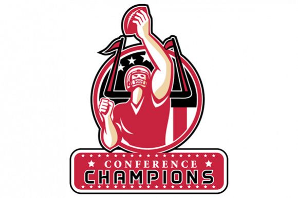 Football Conference Champions Atlanta Retro example image 1