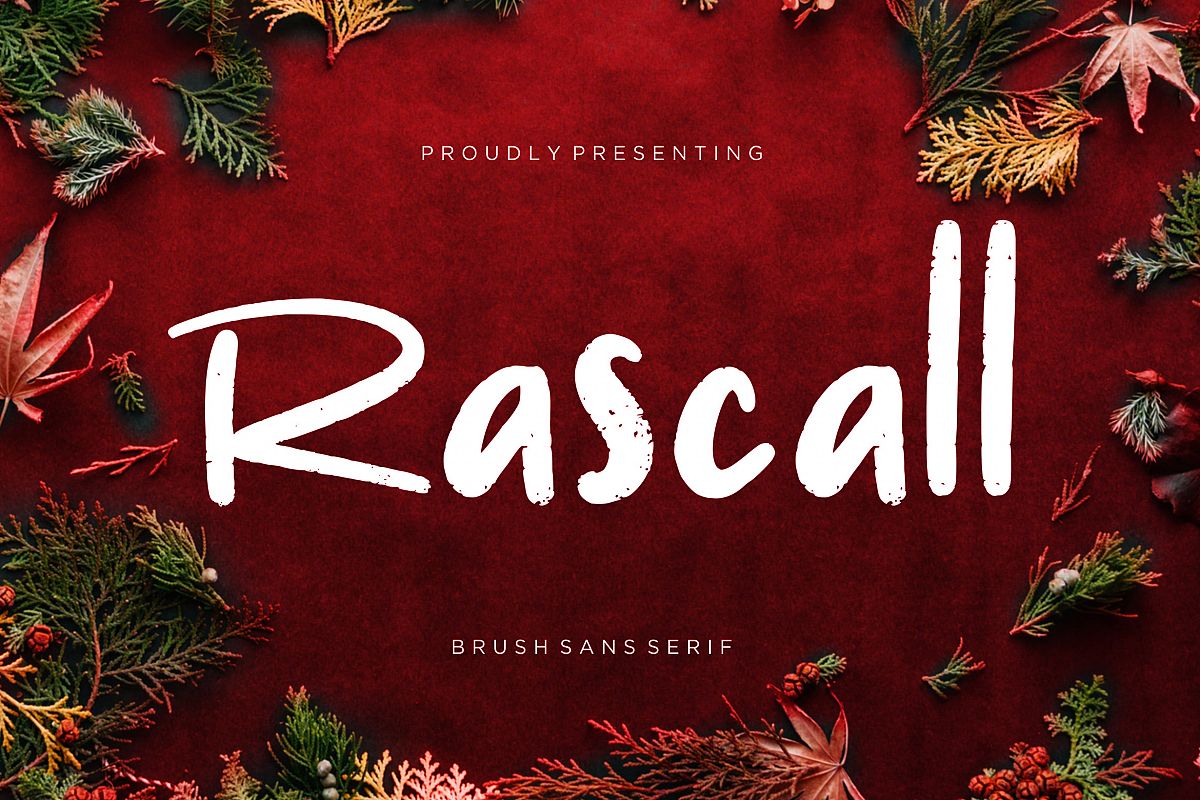 Rascall Brush Sans example image 1