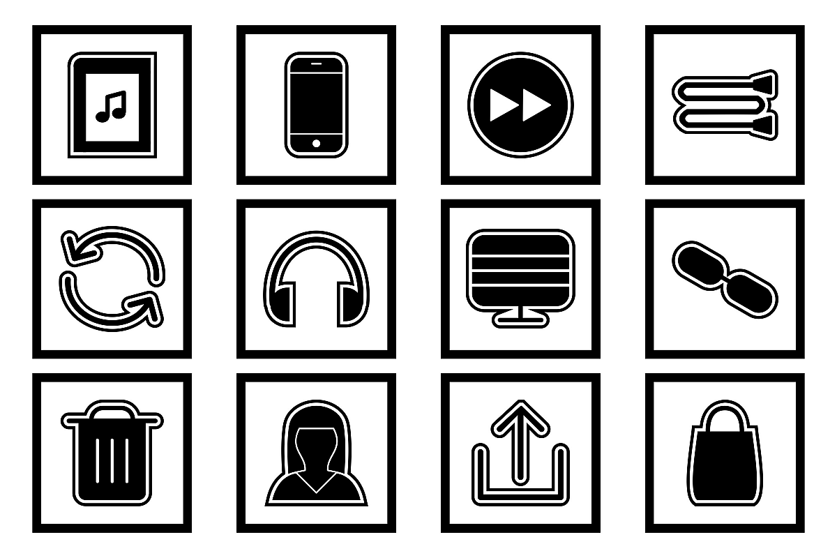 Set Of Multimedia Icons example image 1