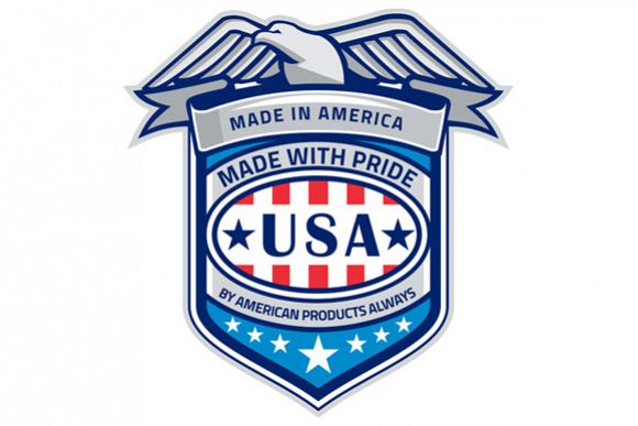 Made In America Eagle Patriotic Shield Retro example image 1