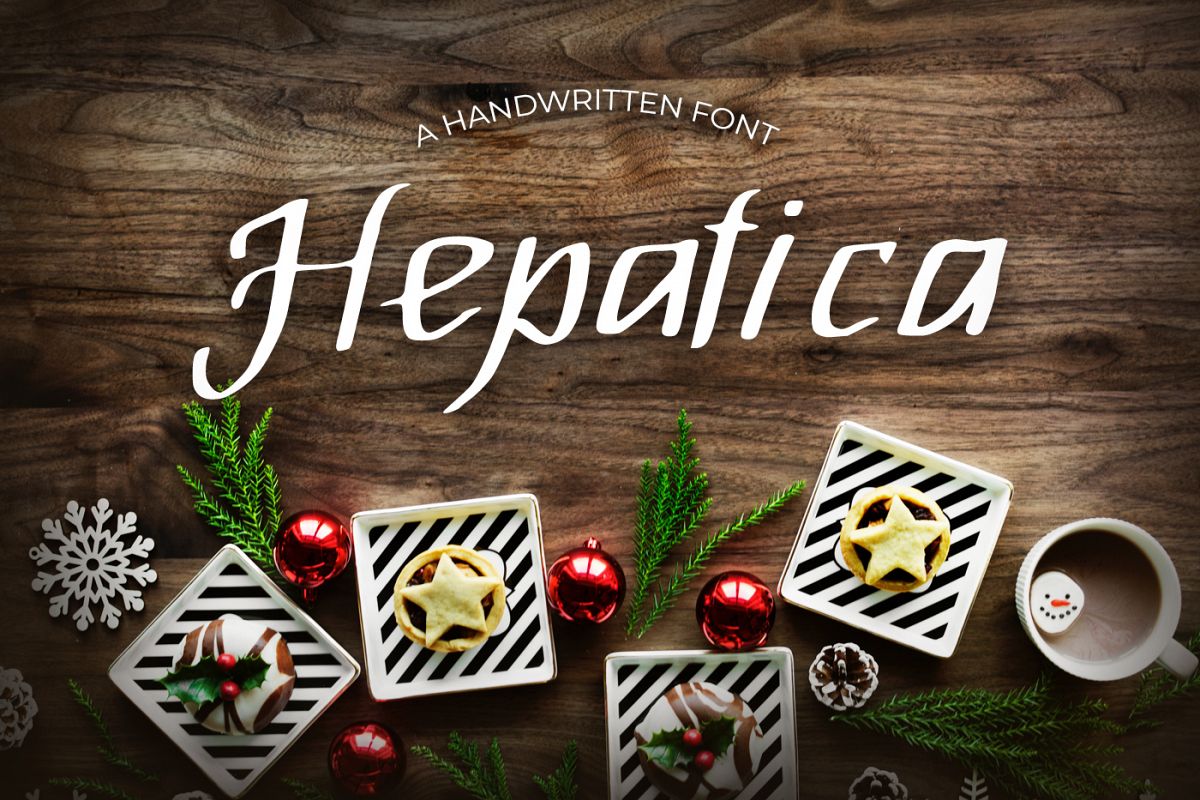 Hepatica Font example image 1