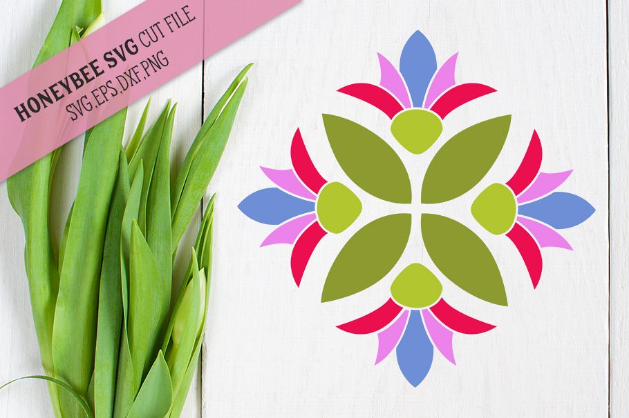 Spring Bloom Barn Quilt SVG Cut File example image 1