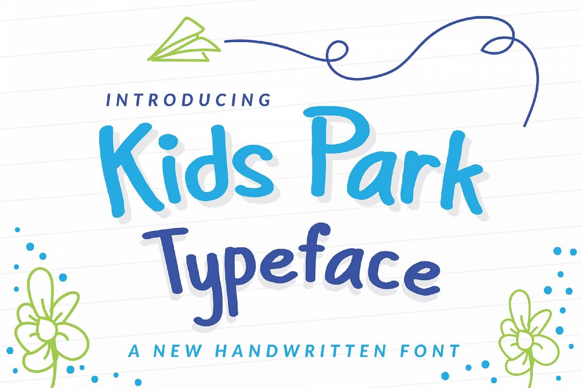 Kids Park - Playful Font example image 1