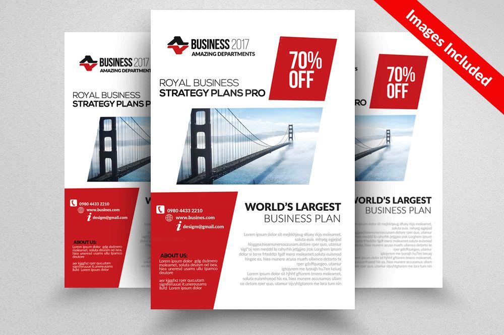 Bookkeeping & Accounting Services Psd Flyer Templates example image 1
