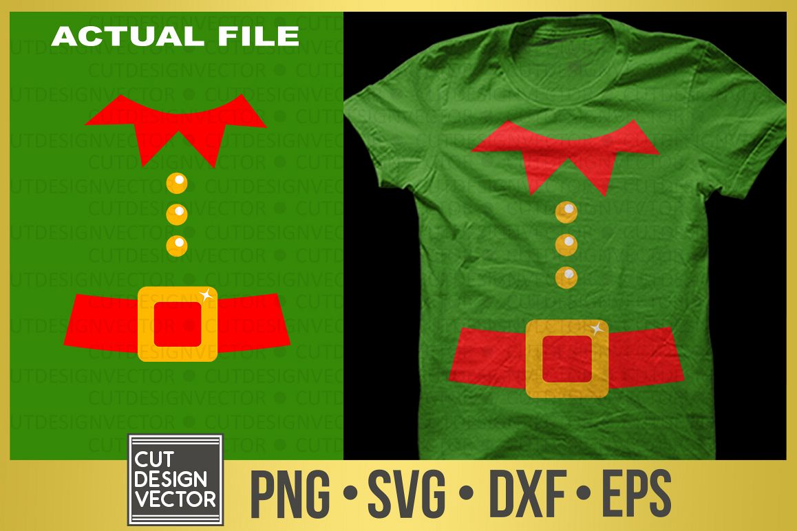 Elf Costume SVG (355828) | SVGs | Design Bundles