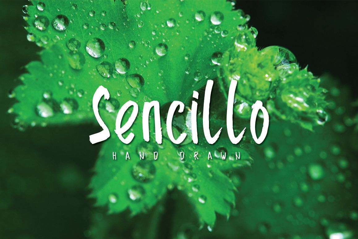 Sencillo Hand Drawn example image 1