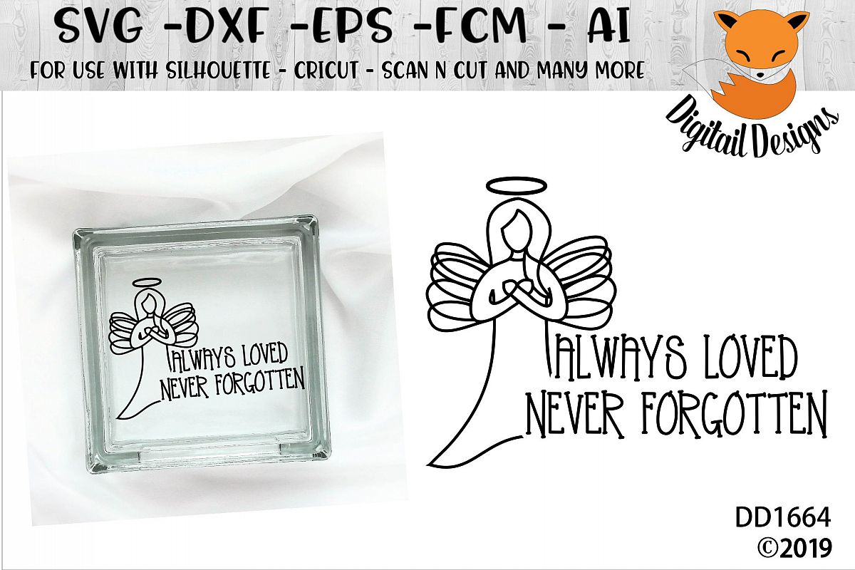 Memorial Always Loved Never Forgotten SVG example image 1