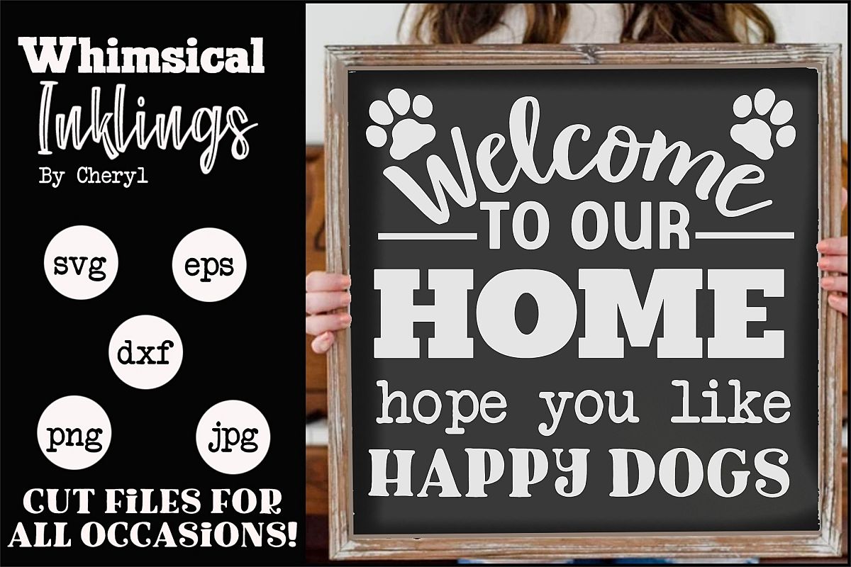 Happy Dogs SVG example image 1