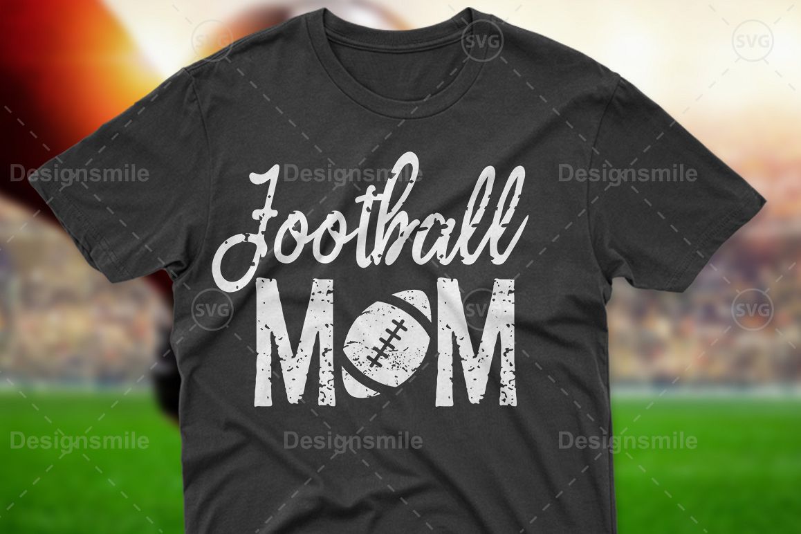 Football Mom SVG DXF PNG EPS Cutting Files example image 1