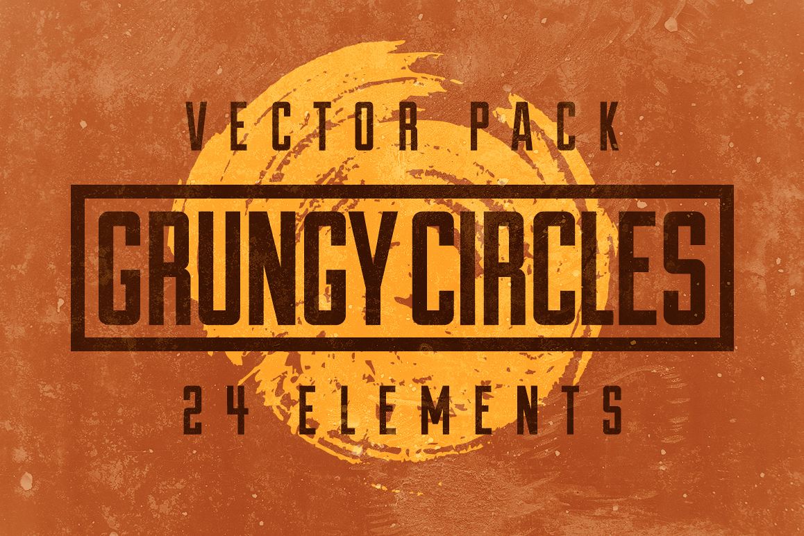 24 Grungy Circles example image 1